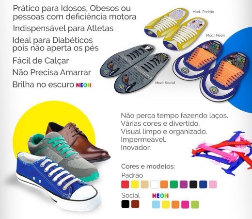 cadarço silicone site minha costureira meu sapateiro