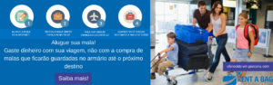 banner rent a bag aluguel de malas