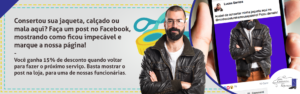 banner exponha seu conserto minha costureira meu sapateiro