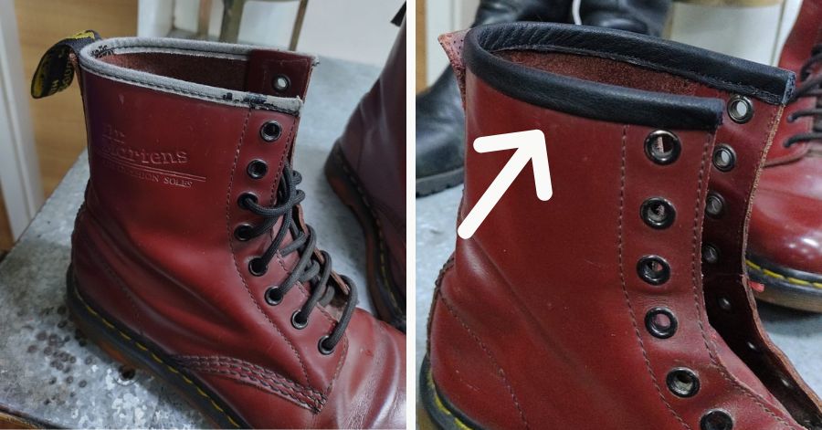Renovar calçados de couro